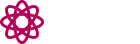 a science symbol in pink with the name science museum to its right